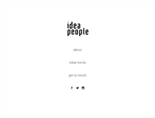 Tablet Screenshot of idea-people.com